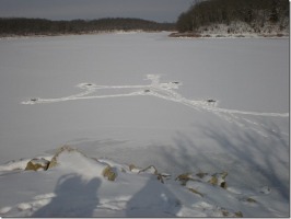Leavenworth State Lake Ice Conditions
