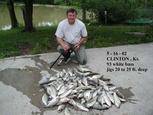 Kansas Fishing Report from Anglers April - June 2002