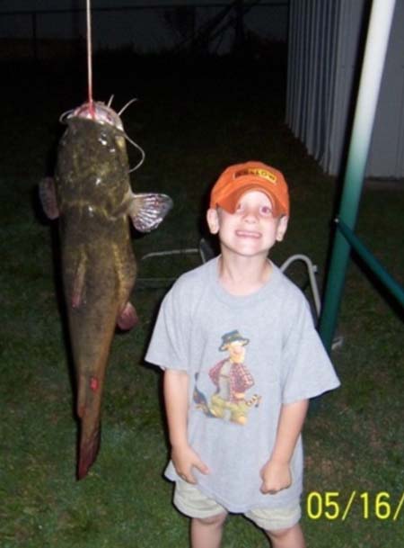 My son and I caught a 13lb catfish in a farm pond and tried to use my